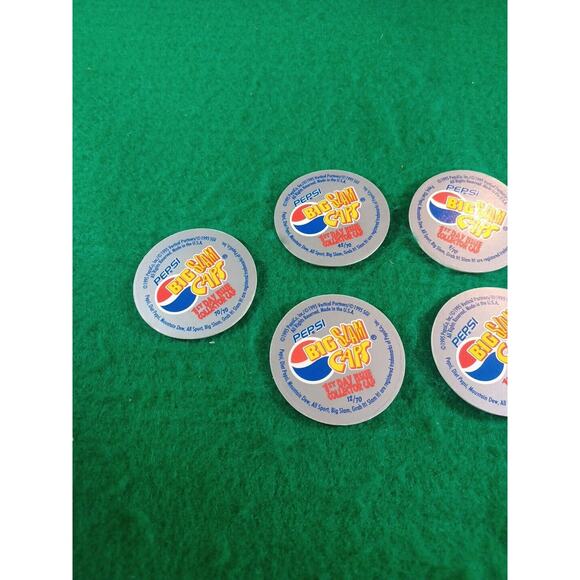 Pepsi-Cola Pog First Day Issue Collectors Caps lot of 7 - Picture 6 of 8